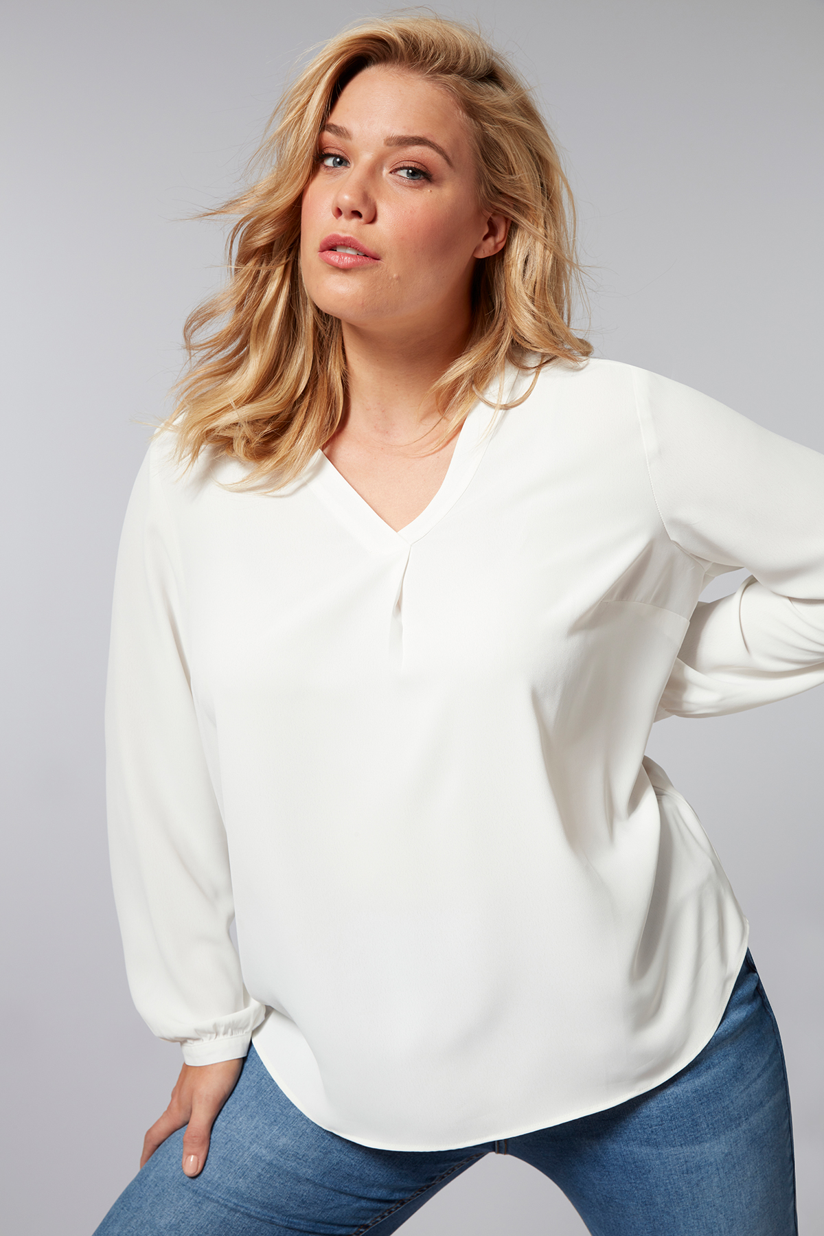 5 Blusa blanca | Official MS Mode® online store