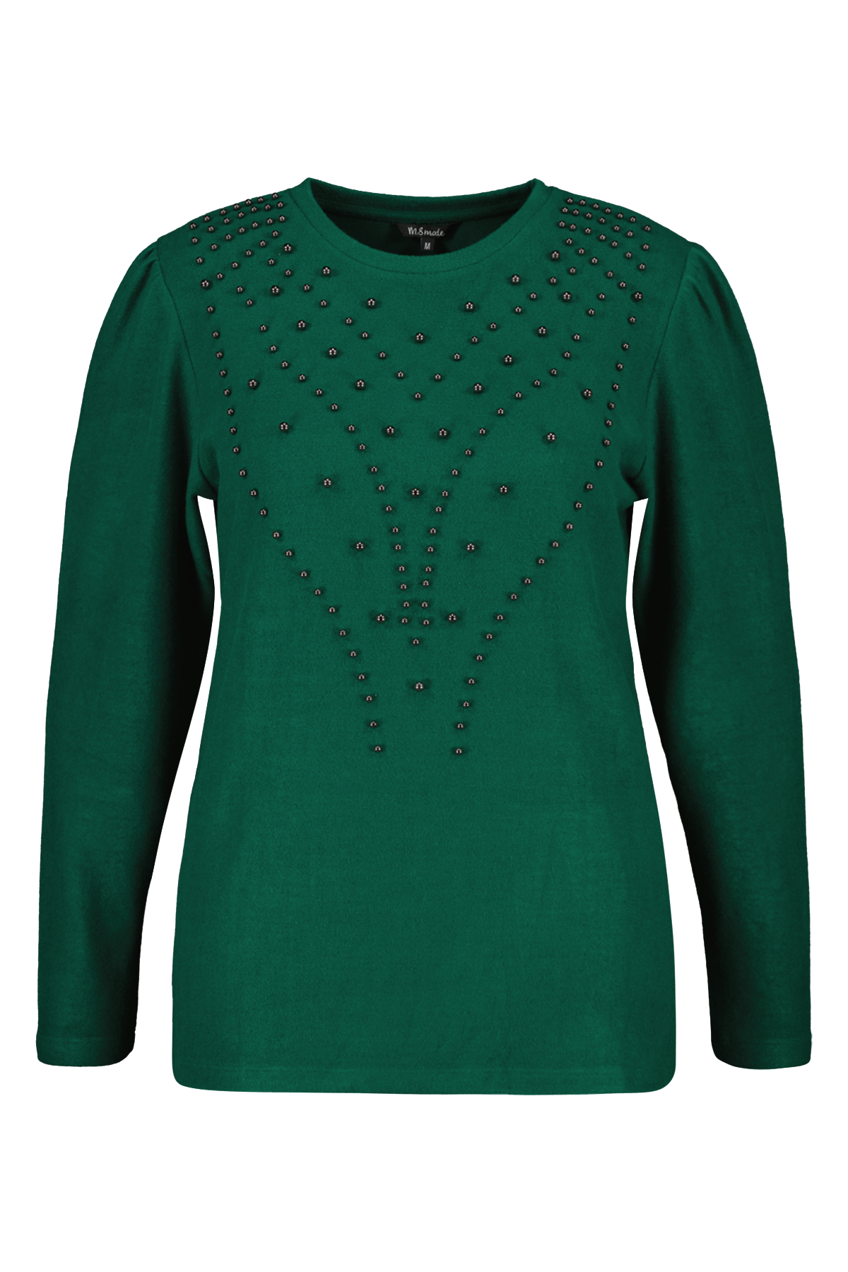 Sweater con detalles de perlas image number 1